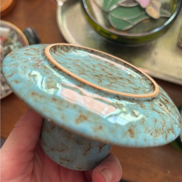 Ceramic Blue Tea Set - Picture 2 of 2